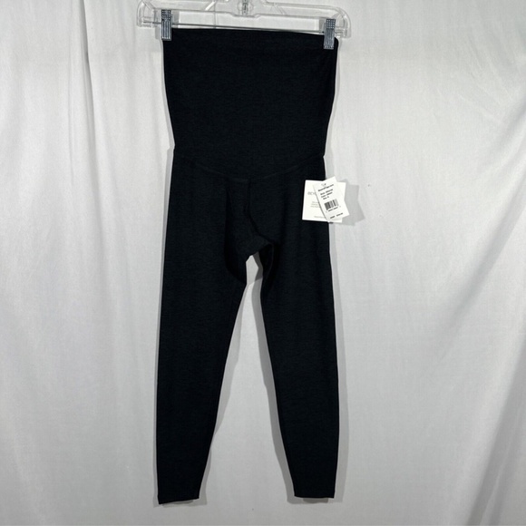 NWT Beyond Yoga [ Small ] Spacedye Love the Bump Capri Maternity Leggings Darkes - Picture 2 of 14